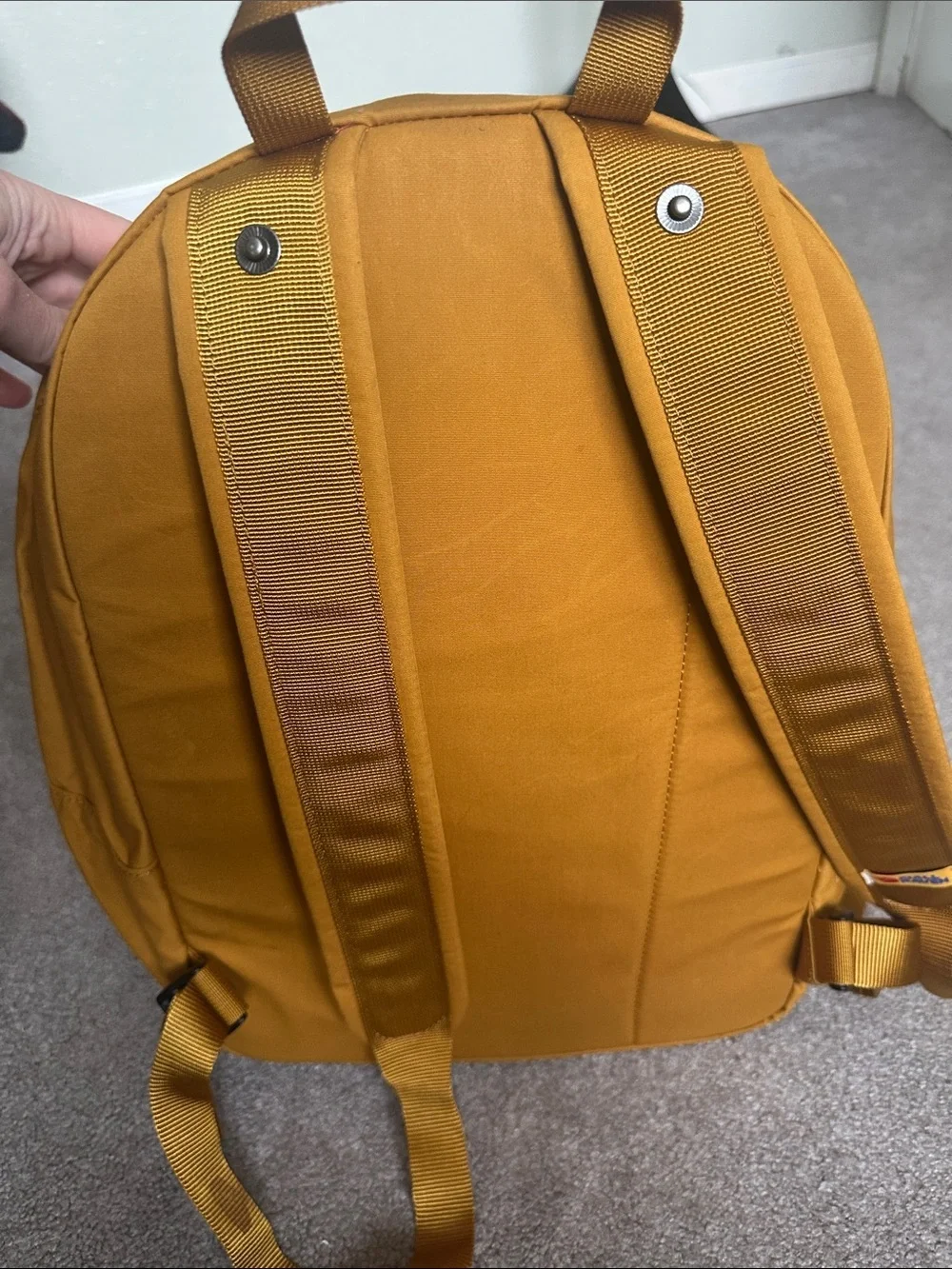 Fjallraven Mustard Yellow Backpack - Casual Everyday Bag
